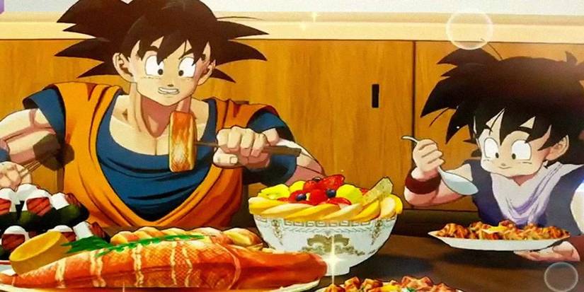 Cooking in Dragon Ball Z Kakarot 