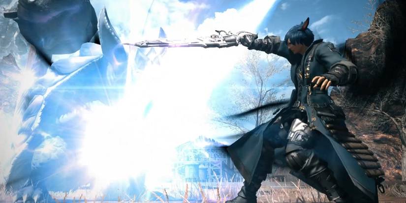 FFXIV Shadowbringers Gunbreaker in Combat