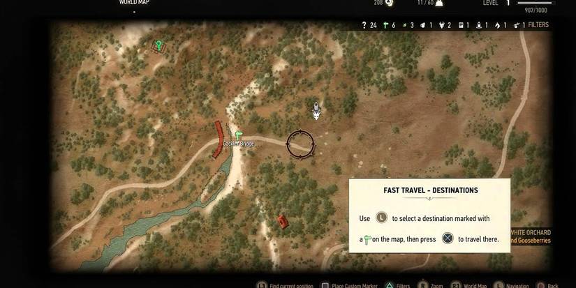 Fast Travel in The Witcher 3