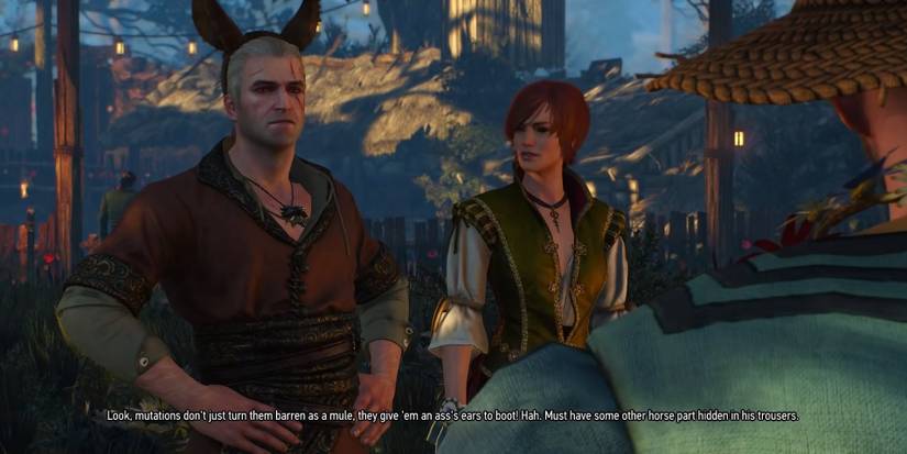 Hidden Details In The Witcher 3 Hearts of Stone Ears For Geralt