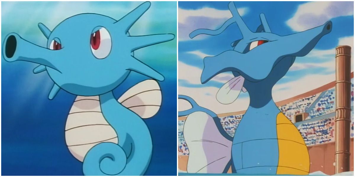 Horsea and Kingdra Pokemon