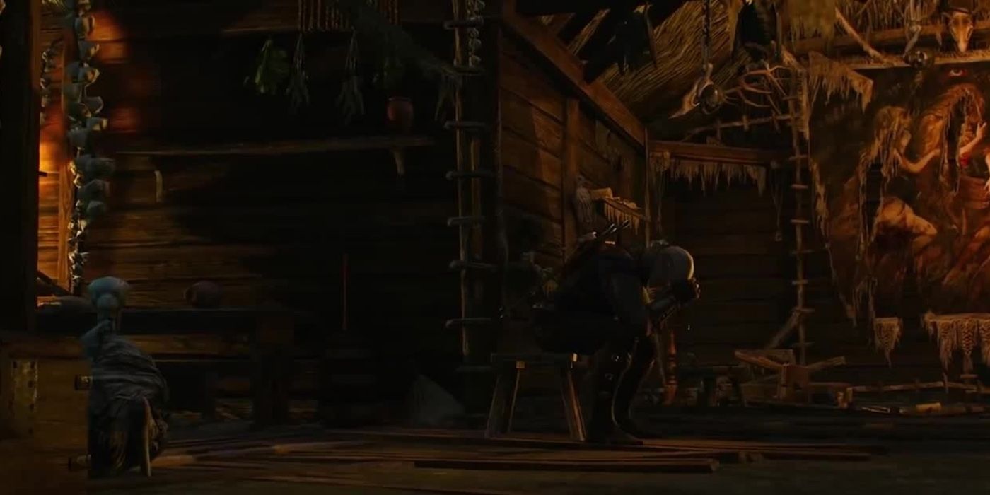 The Witcher 3: Geralt In The Ending Cinematic For The Bad End