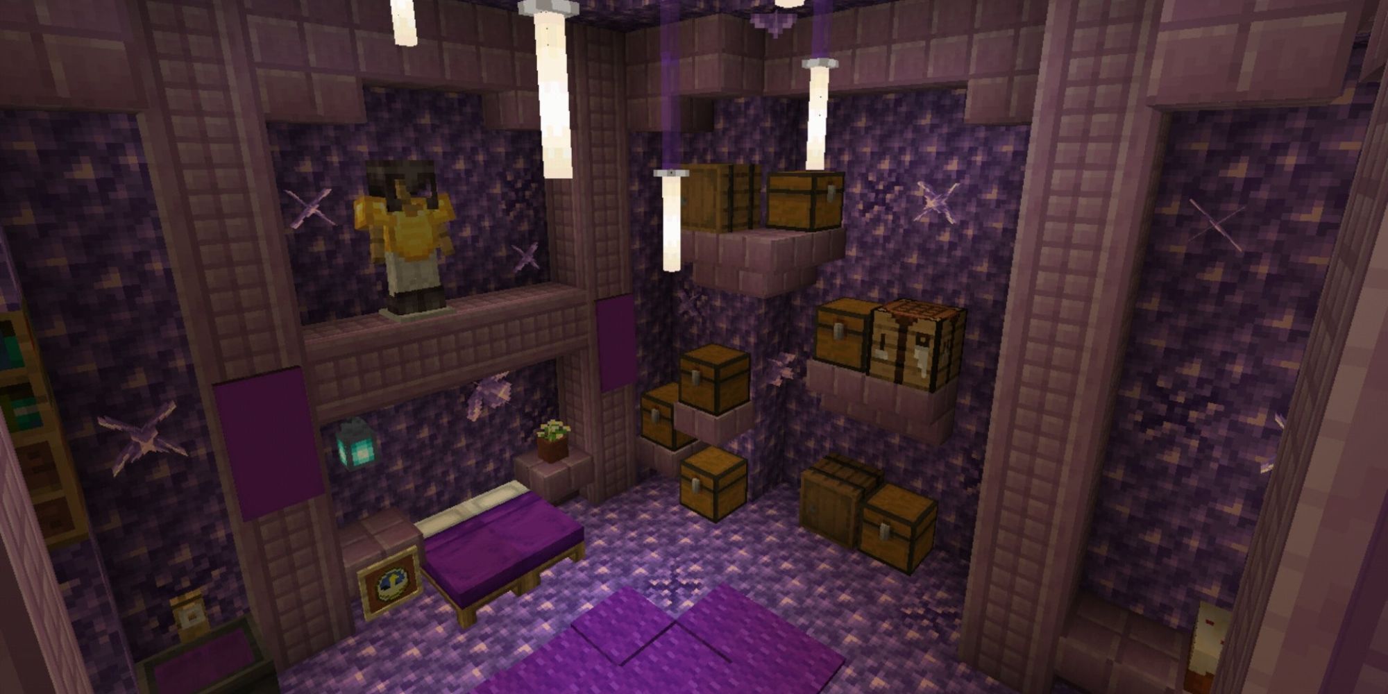 Minecraft House Inside Geode