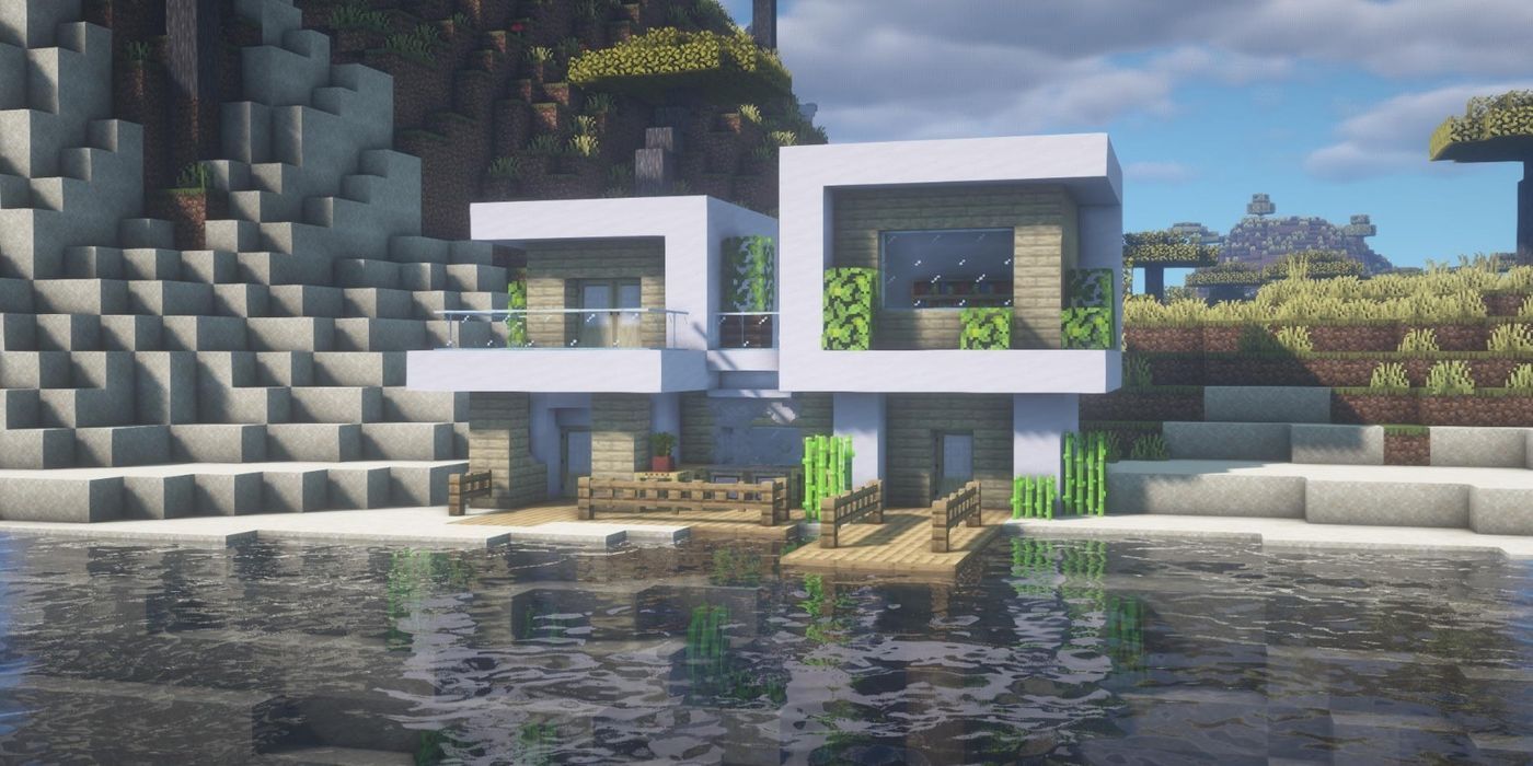 beach houses in minecraft