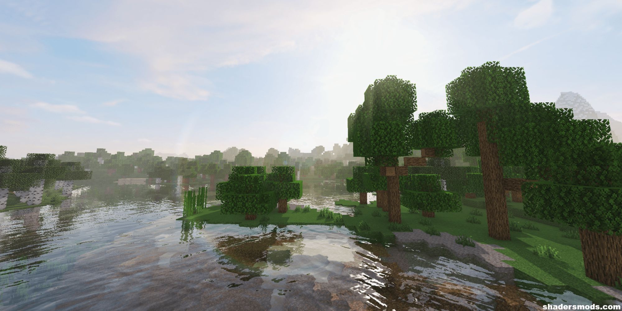 Minecraft SORA Shaders River View