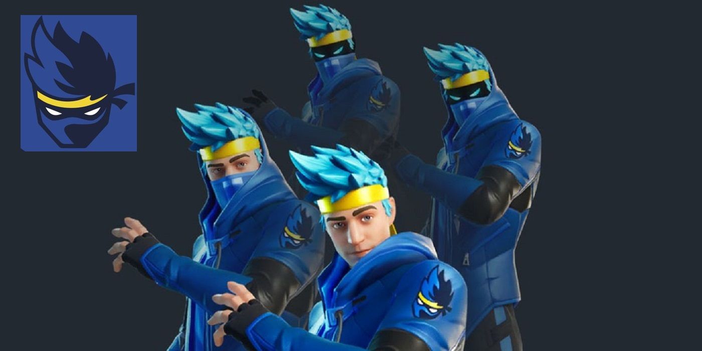 Ninjas skin changes to look more like his logo
