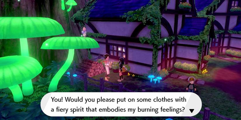 Pokemon Sword and Shield The Side Quest Fiery Clothing