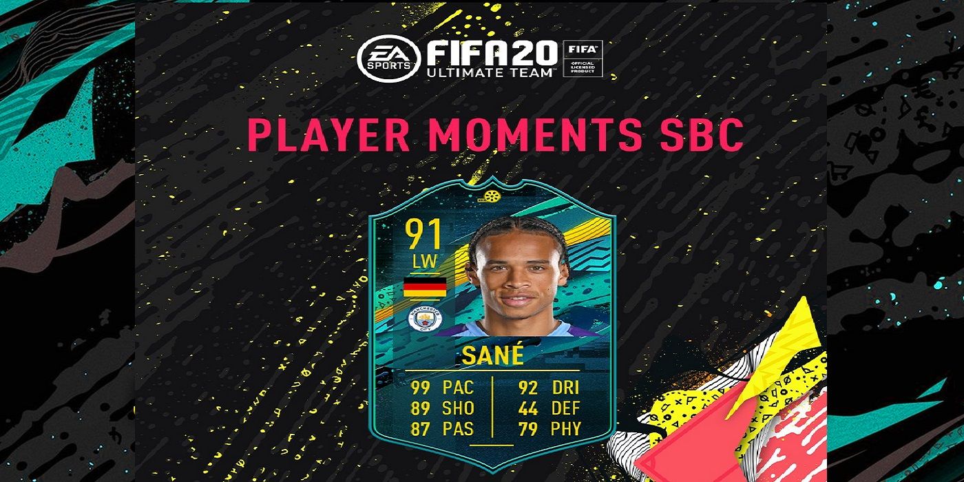 Leroy Sane SCB Player Moments FIFA 20