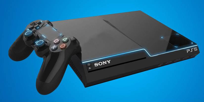 rendering of PS5 potential appearance