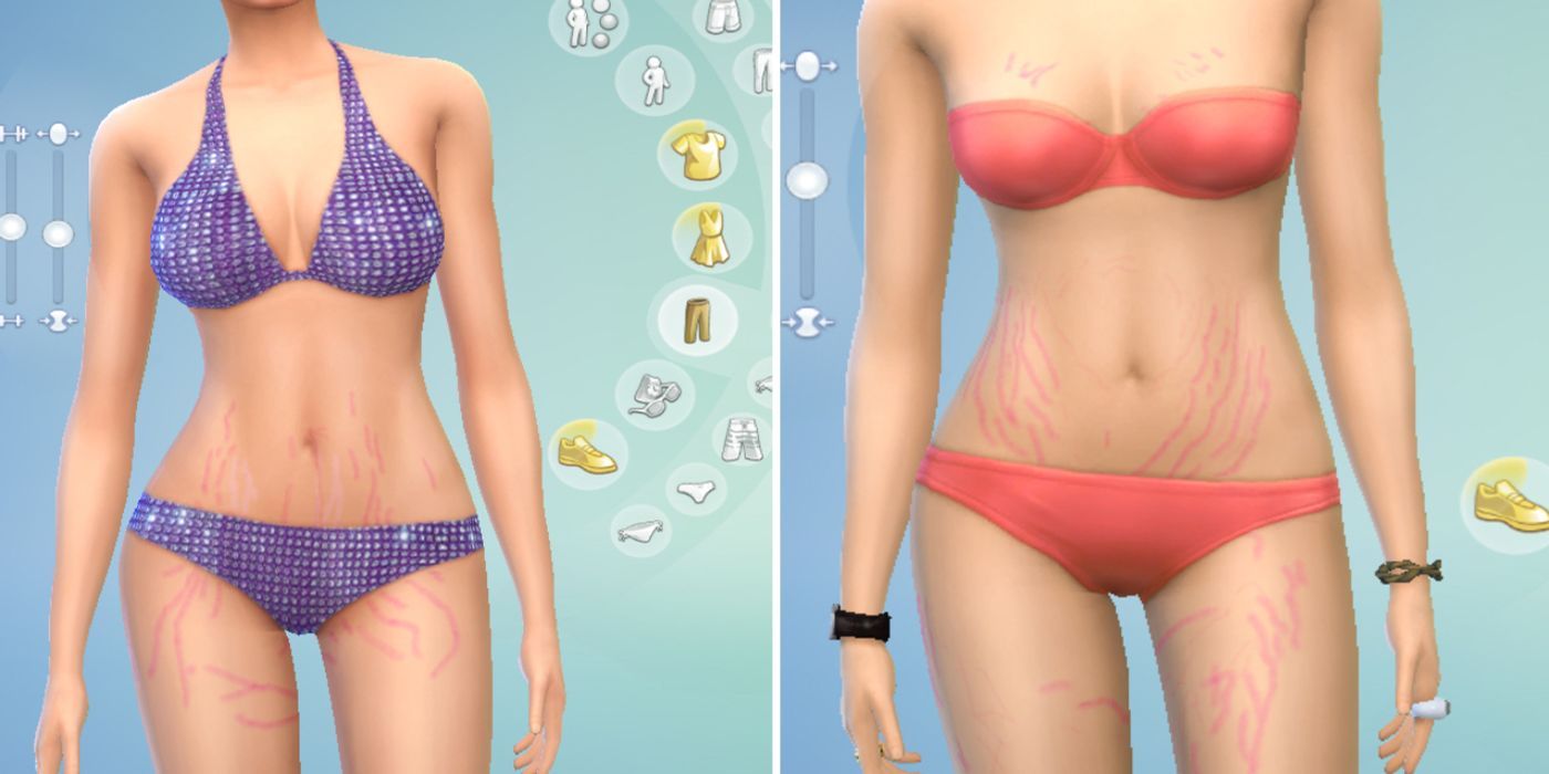 The Sims 4 Stretch Marks