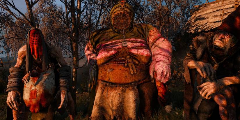 The Witcher 3 Powerful Boss Crones of Crookback Bog