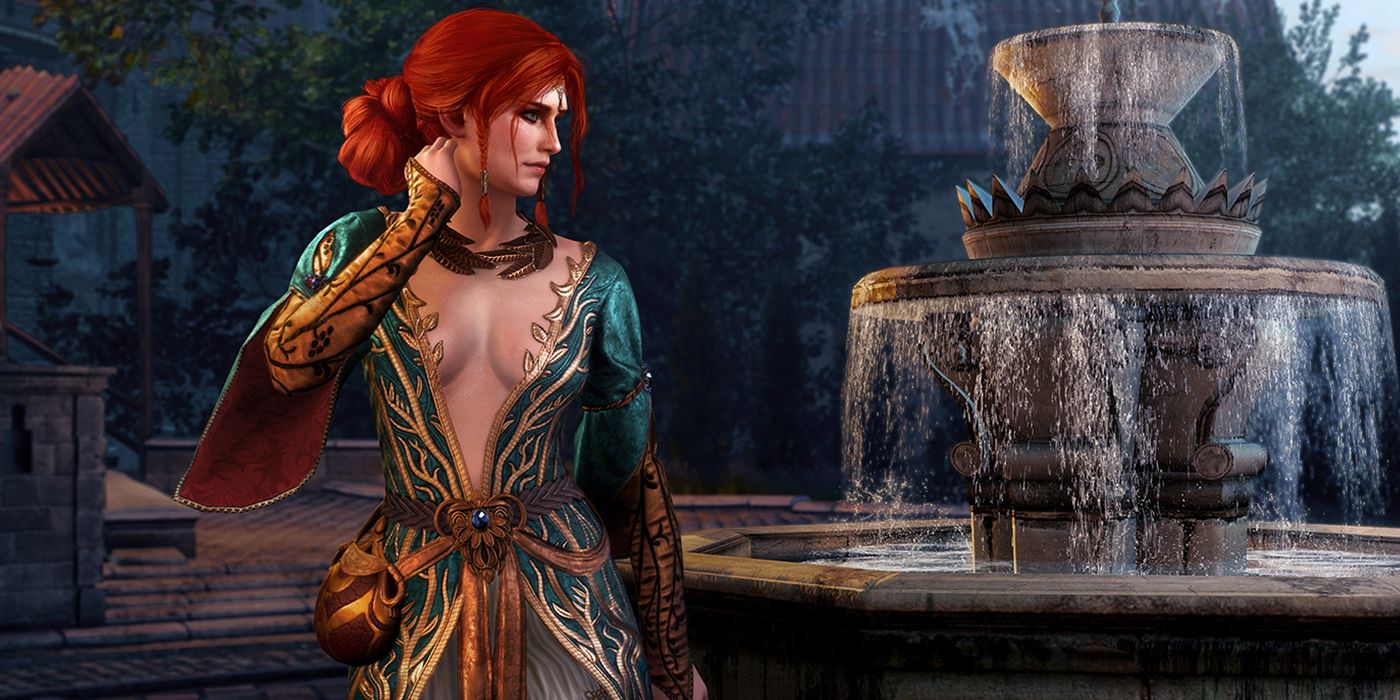 Triss' alternate look in The Witcher 3