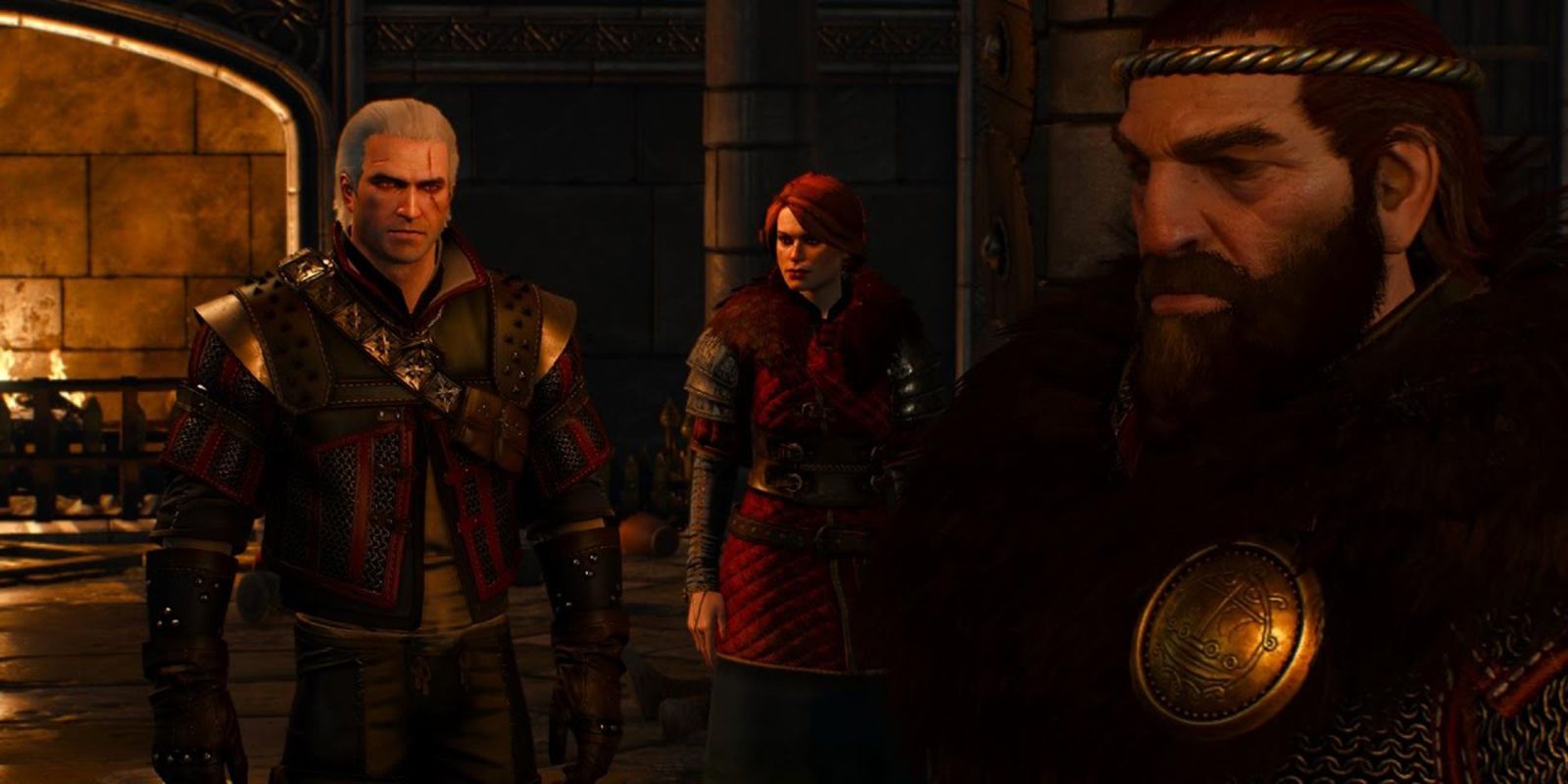 Characters talking in The Witcher 3
