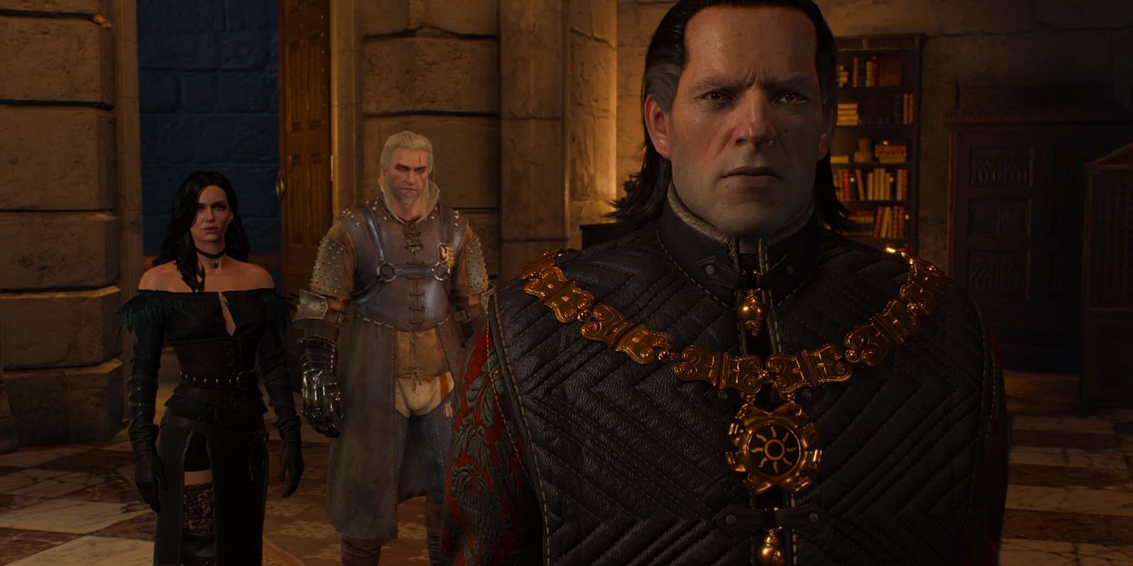 Yennefer, Geralt, and Emhyr