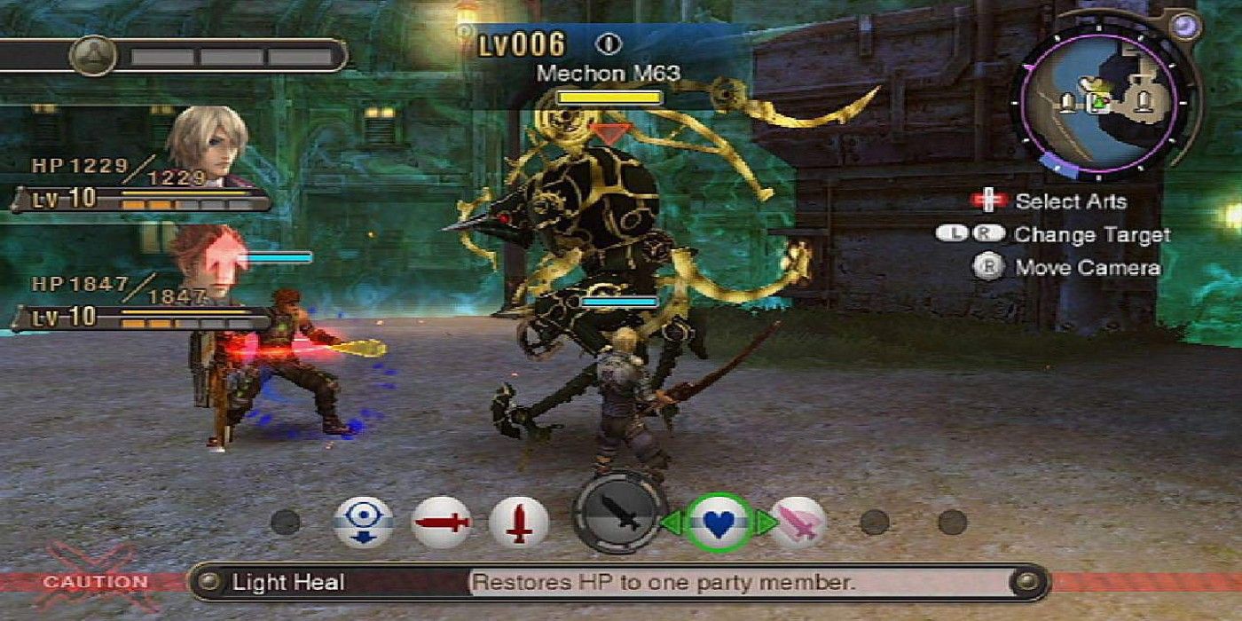 The Mechon fight in Xenoblade Chronicles