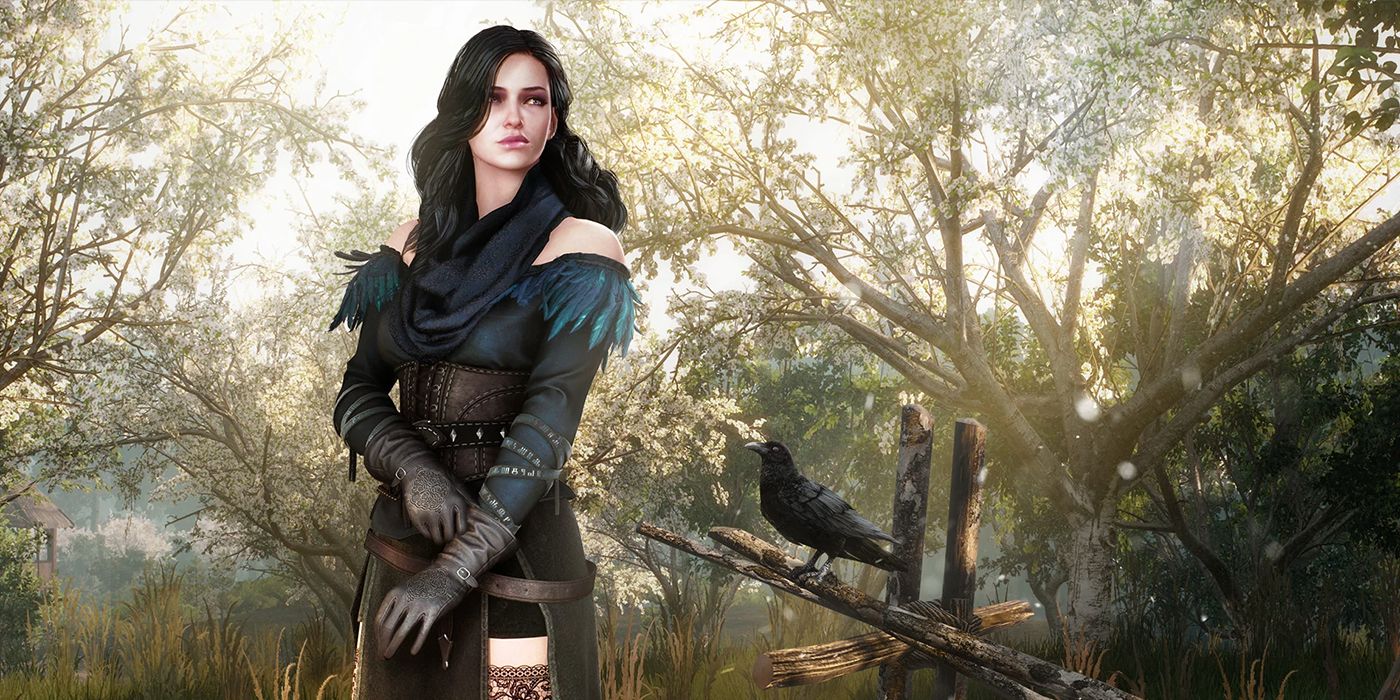 Yennefer's alternate look in The Witcher 3