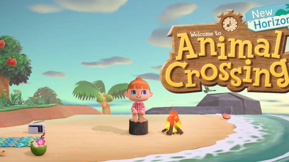 animal crossing new horizons girl on island