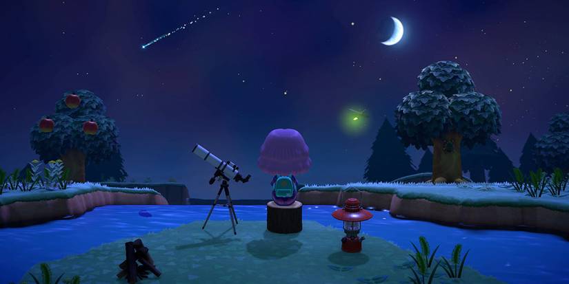 animal crossing new horizons shooting star