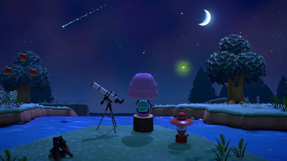 animal crossing new horizons shooting star