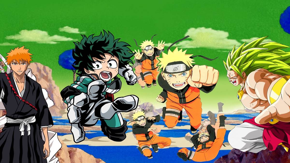 Shonen characters in a row.