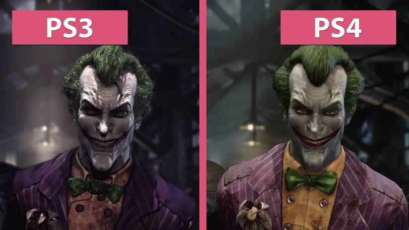 batman arkham graphics compare