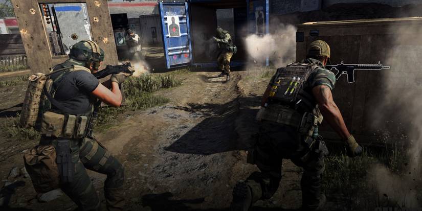 modern warfare gunfight