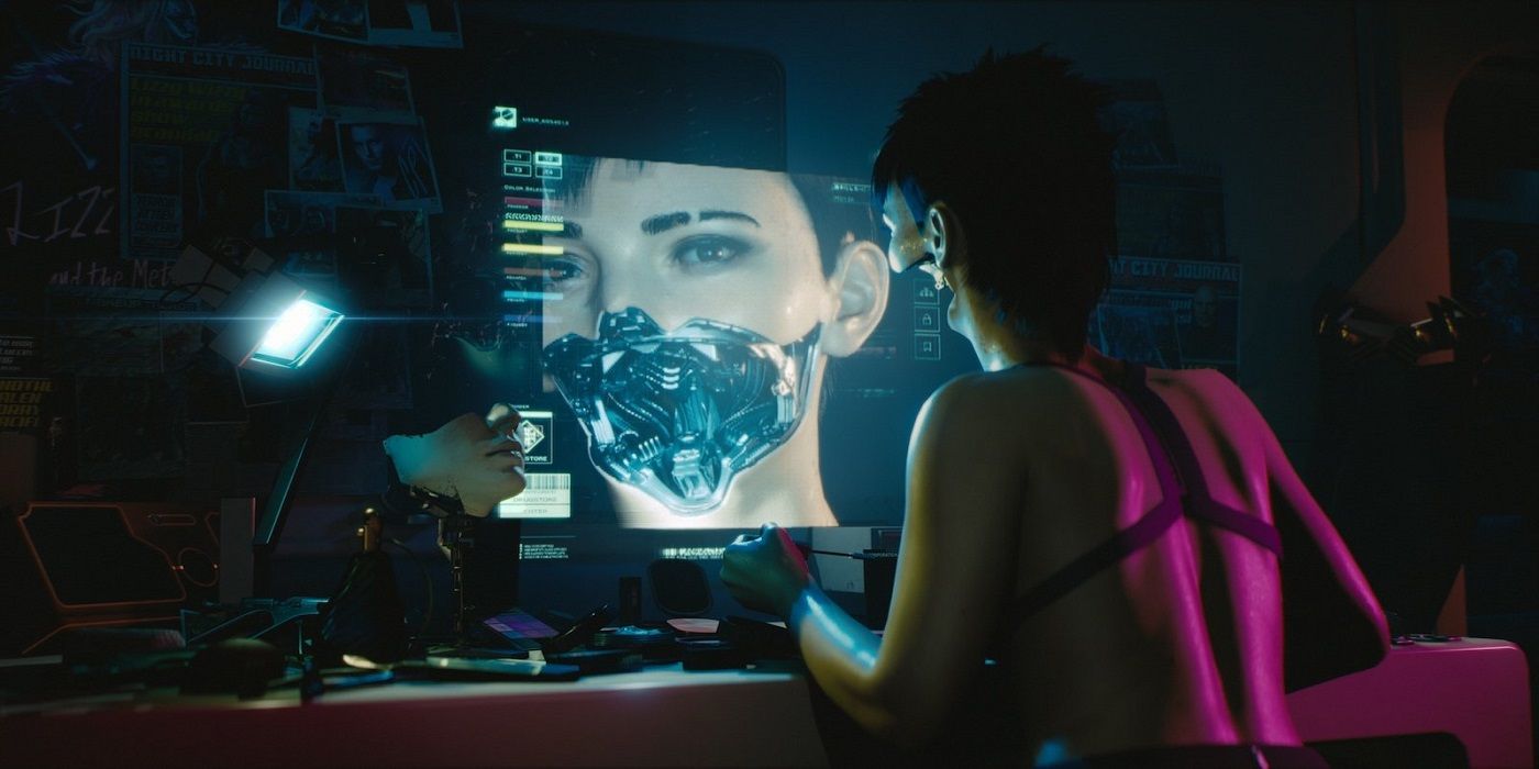cyberpunk 2077 cyborg woman