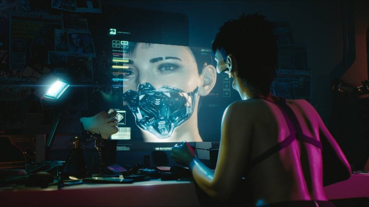 cyberpunk 2077 cyborg woman