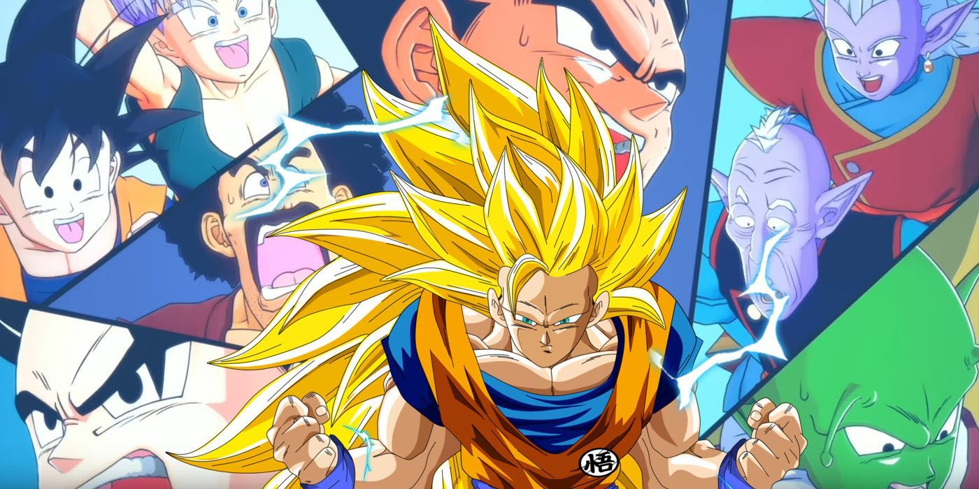 DBZ Kakarot SS3 Goku super saiyan 3 goku Buu Saga split screen header