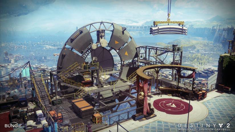 destiny 2 tower portal construction