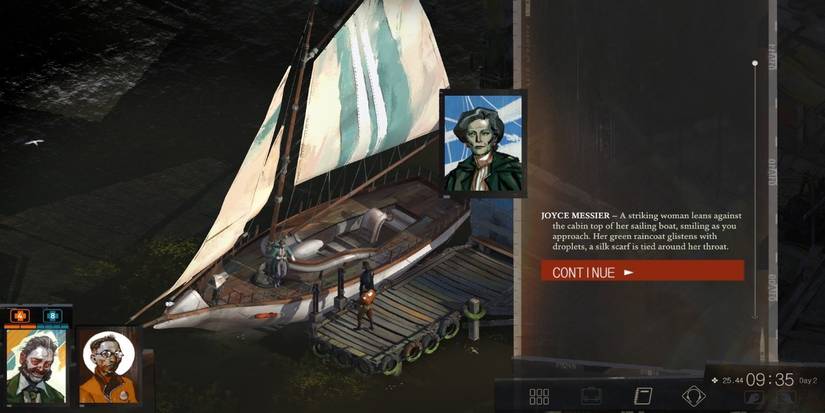 disco elysium joyce on her boat