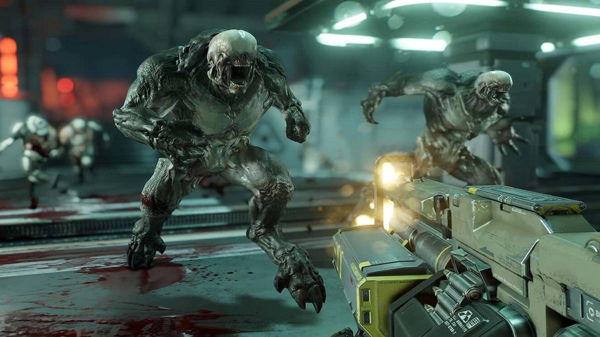 doom 2016 fps gameplay