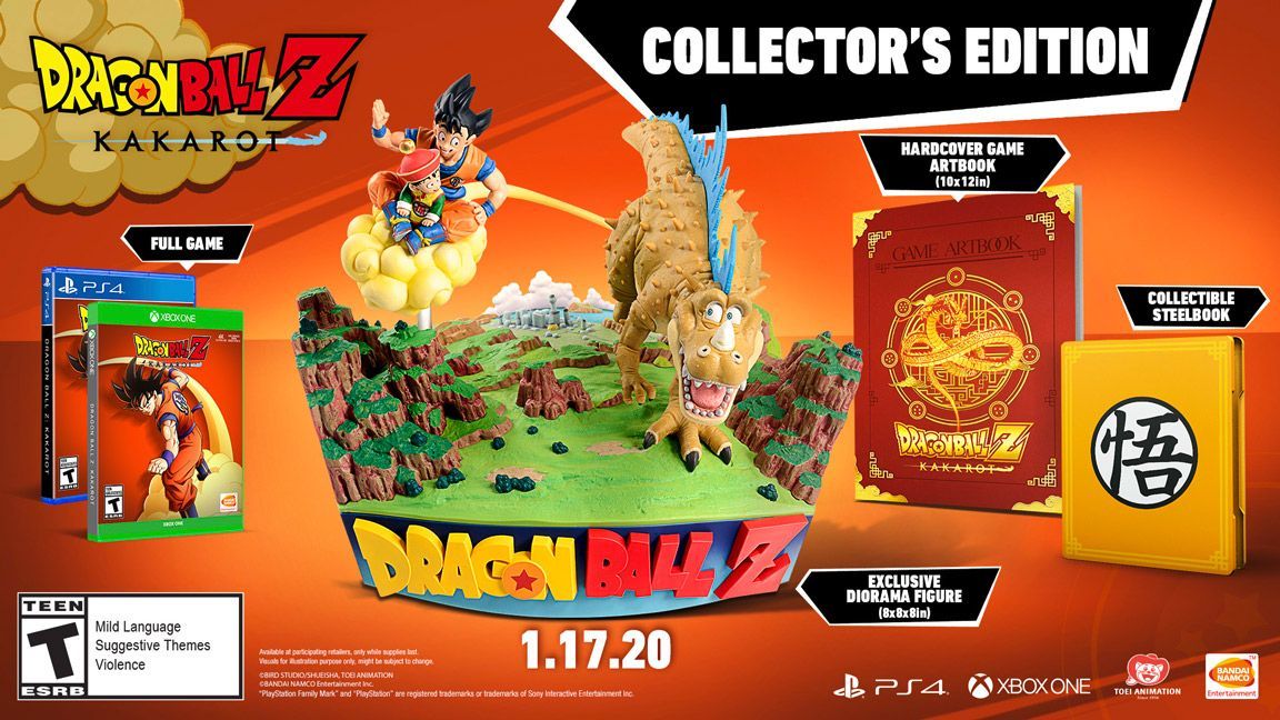 dbz kakarot collector's edition