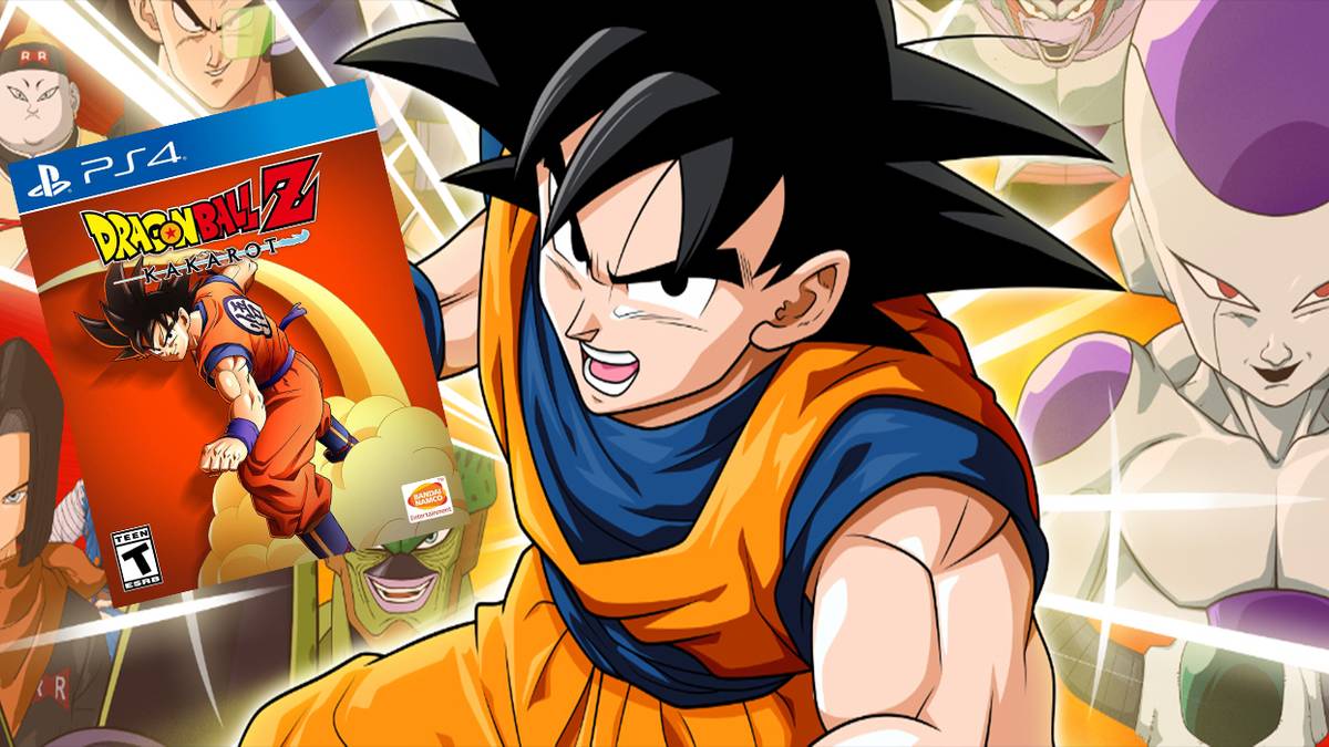 Goku holding Kakarot