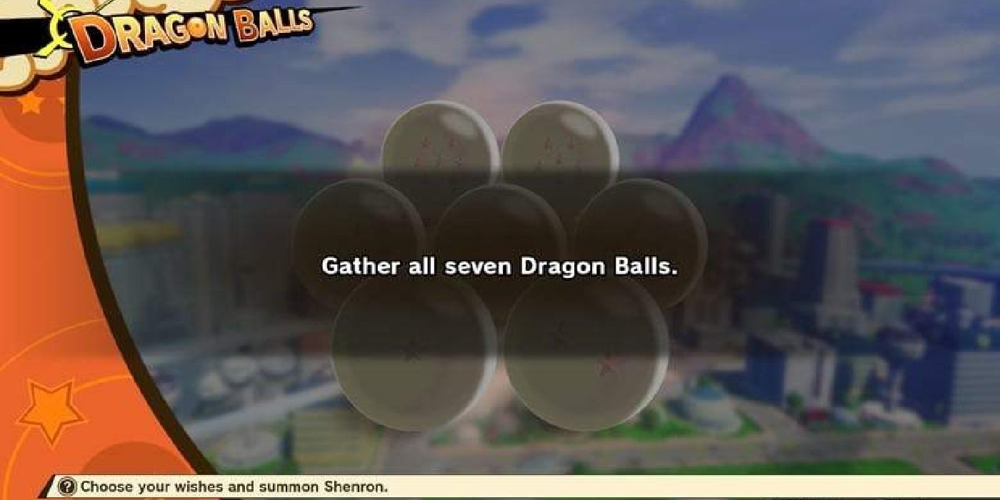 Dragon Ball Z: Kakarot dragon balls menu dbz:K wishes