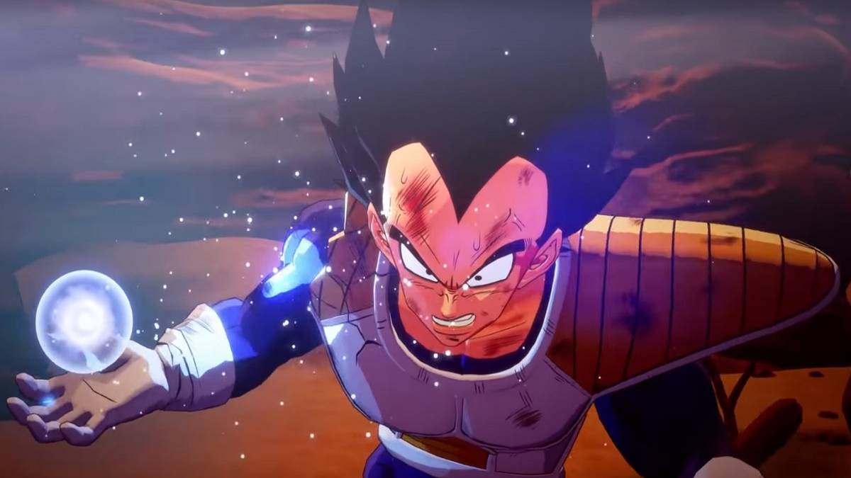 dbz kakarot vegeta cutscene still