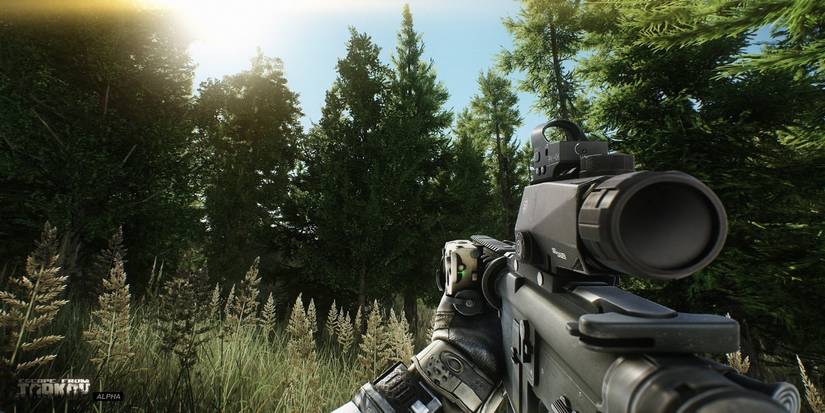 escape from tarkov forest with assault rifle