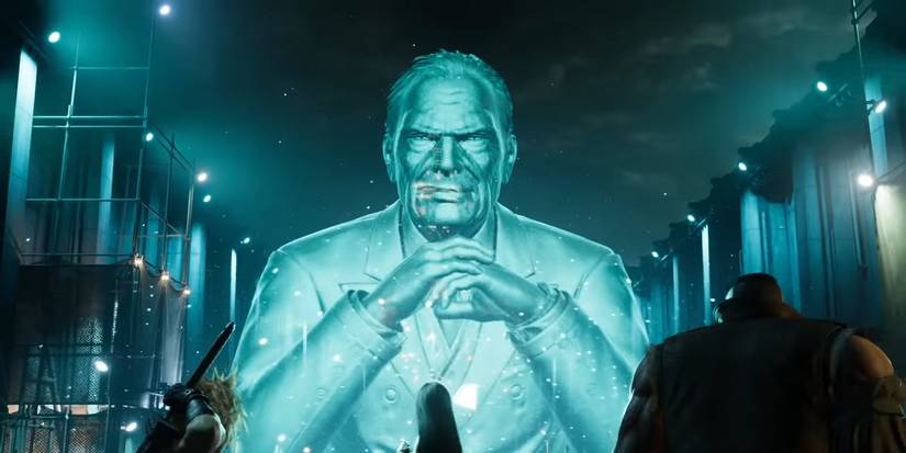 president shinra hologram