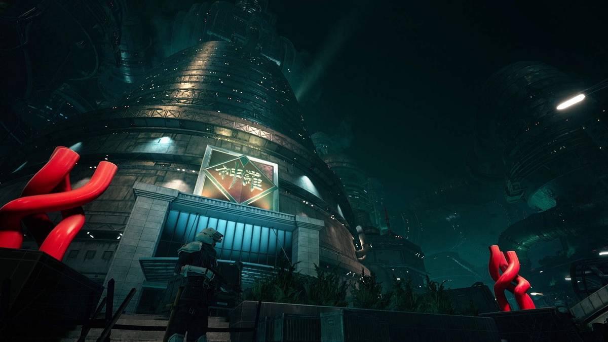 shinra trooper guarding building