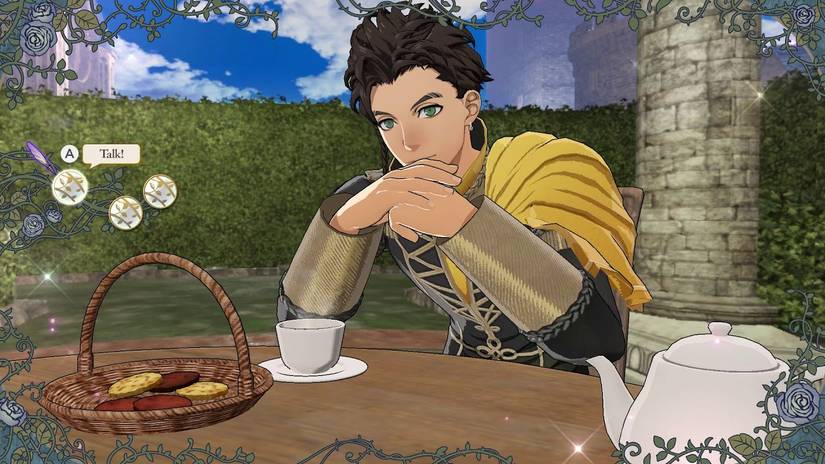 fire emblem three houses claude tea time
