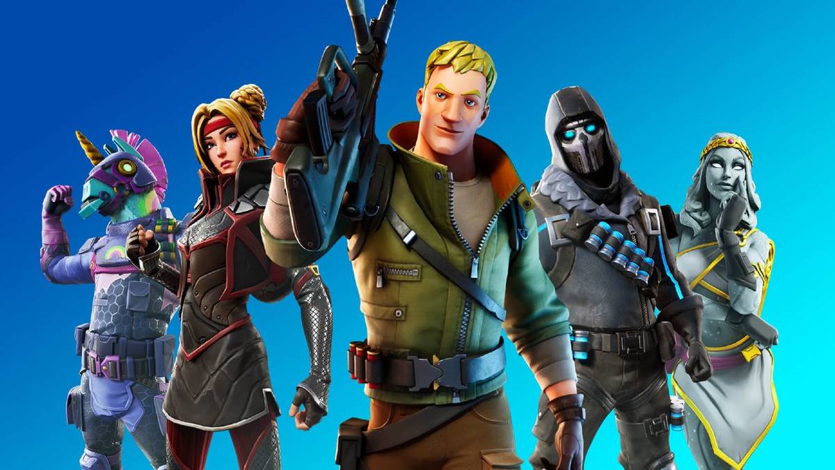 fortnite chapter 2 character skins blue background