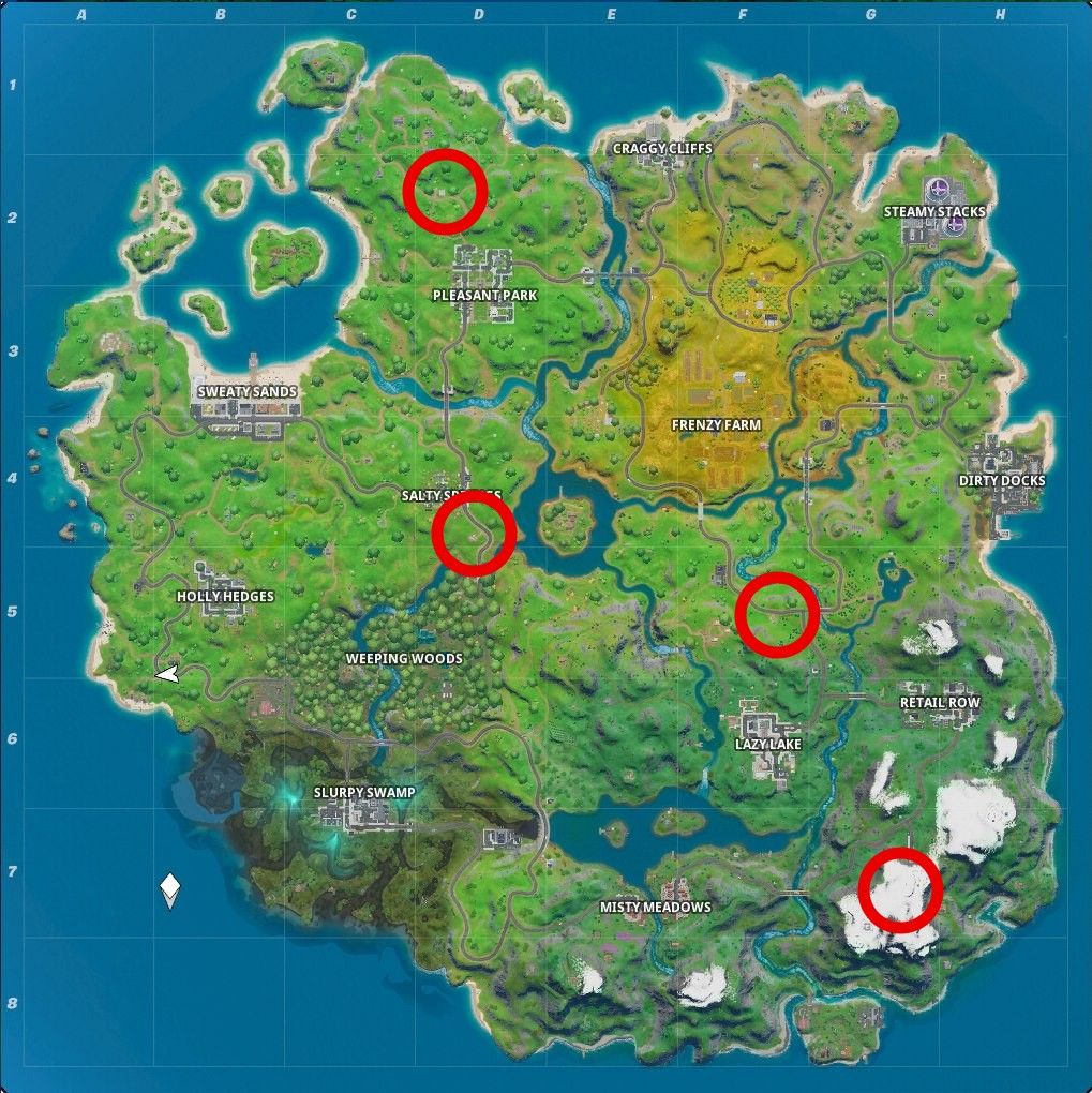 fortnite chapter 2 overtime challenge food truck locations