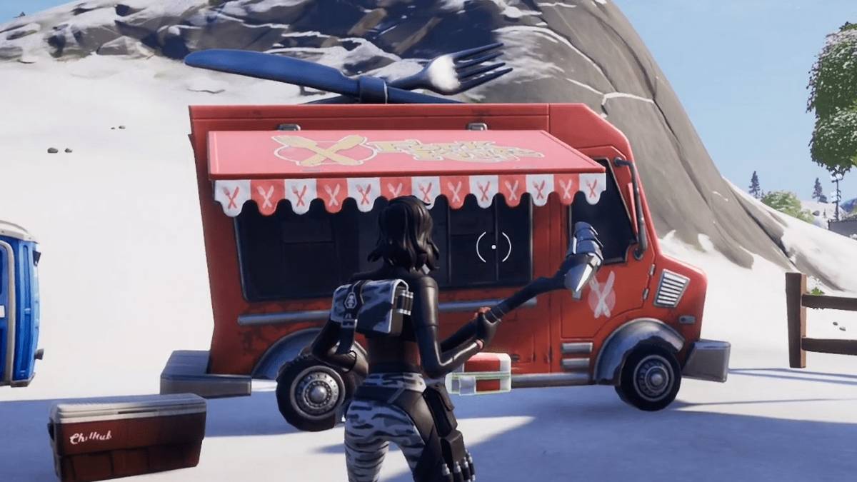 fortnite chapter 2 overtime challenge food truck