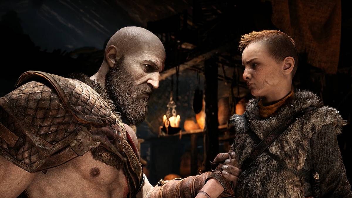 God of War Atreus Kratos