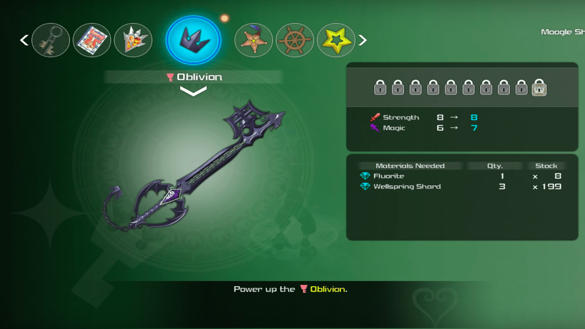 oblivion keyblade kingdom hearts 3 dlc remind