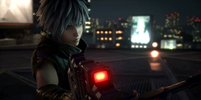 Yozora aims his crossbow in Kingdom Hearts 3 Re Mind