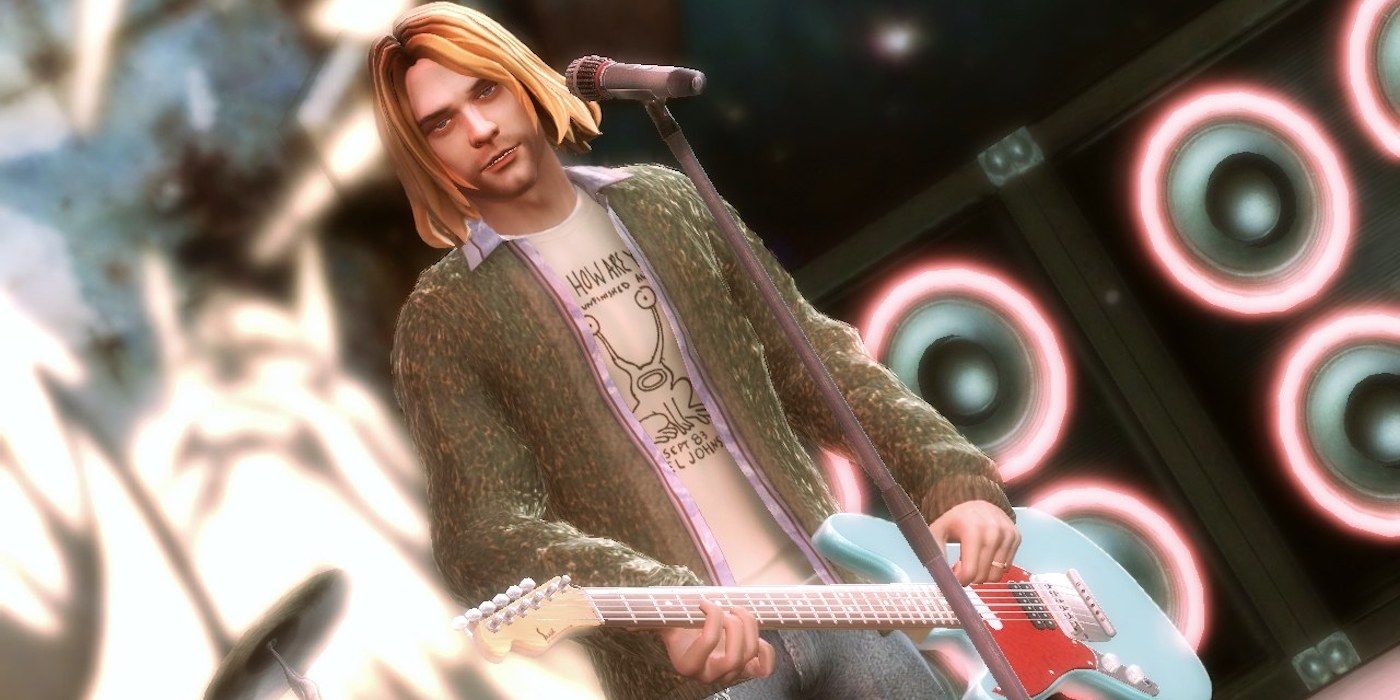kurt cobain guitar hero 5
