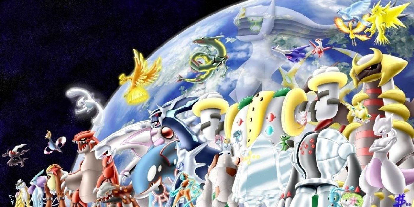 All legendary Pokemon from generations one through four header image
