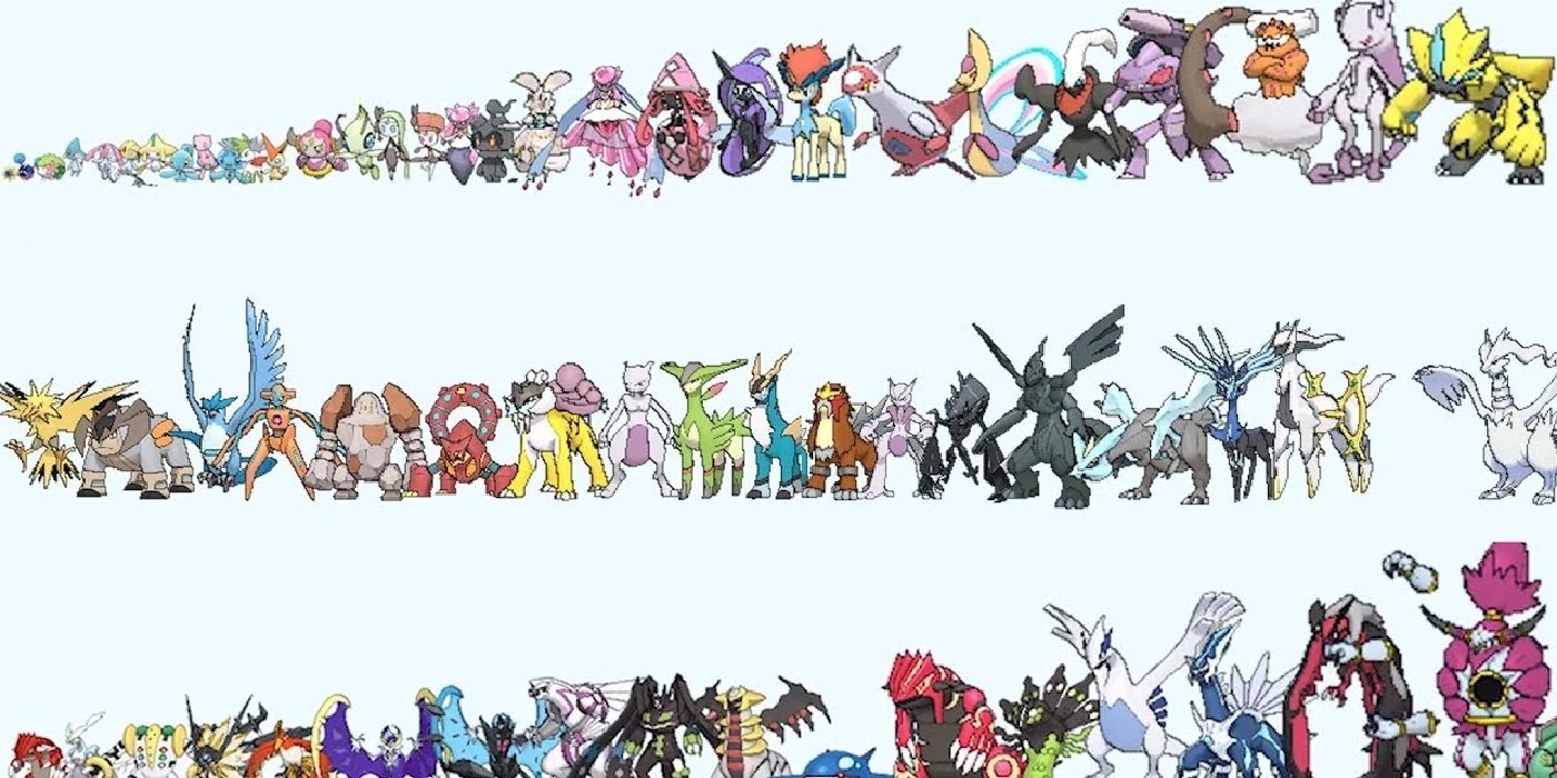pokemon generations legendaries