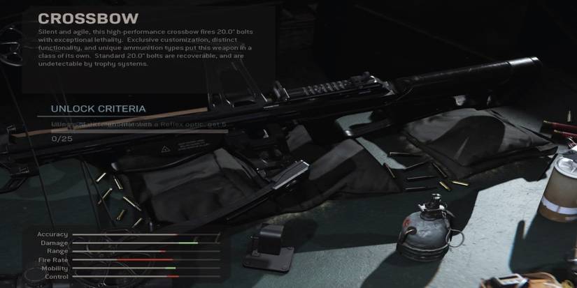 modern warfare crossbow stats screen loadout